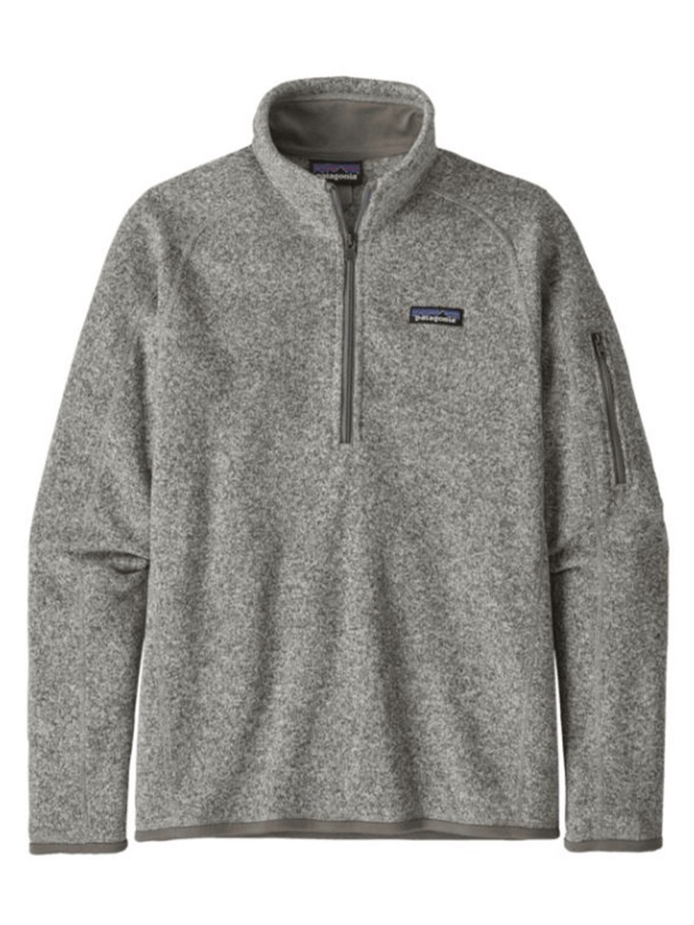 ⛰️ Patagonia - Womens Gray Better Sweater 1/4 zip Fleece Pullover - Picture 4 of 5
